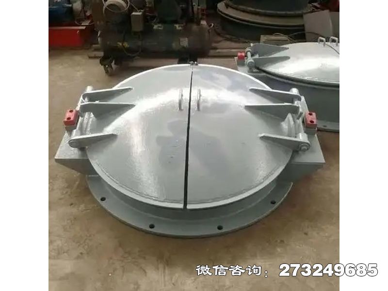 牙克石铸铁圆型导流拍门
