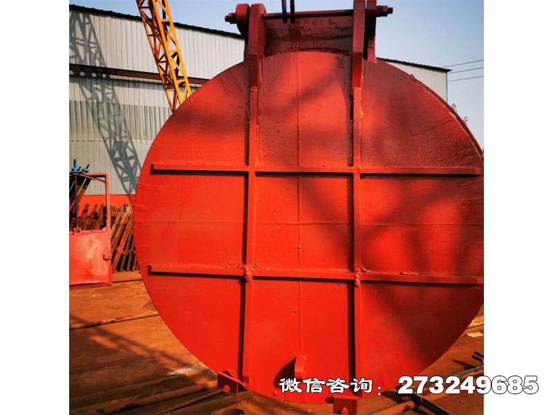 牙克石铸铁圆形分流拍门