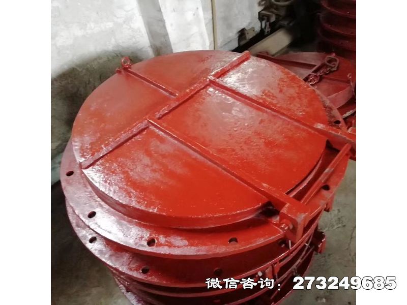 崂山铸铁圆形河流拍门