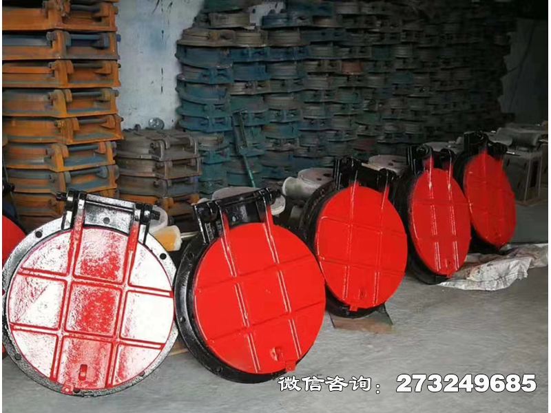 崂山铸铁圆形水电站拍门